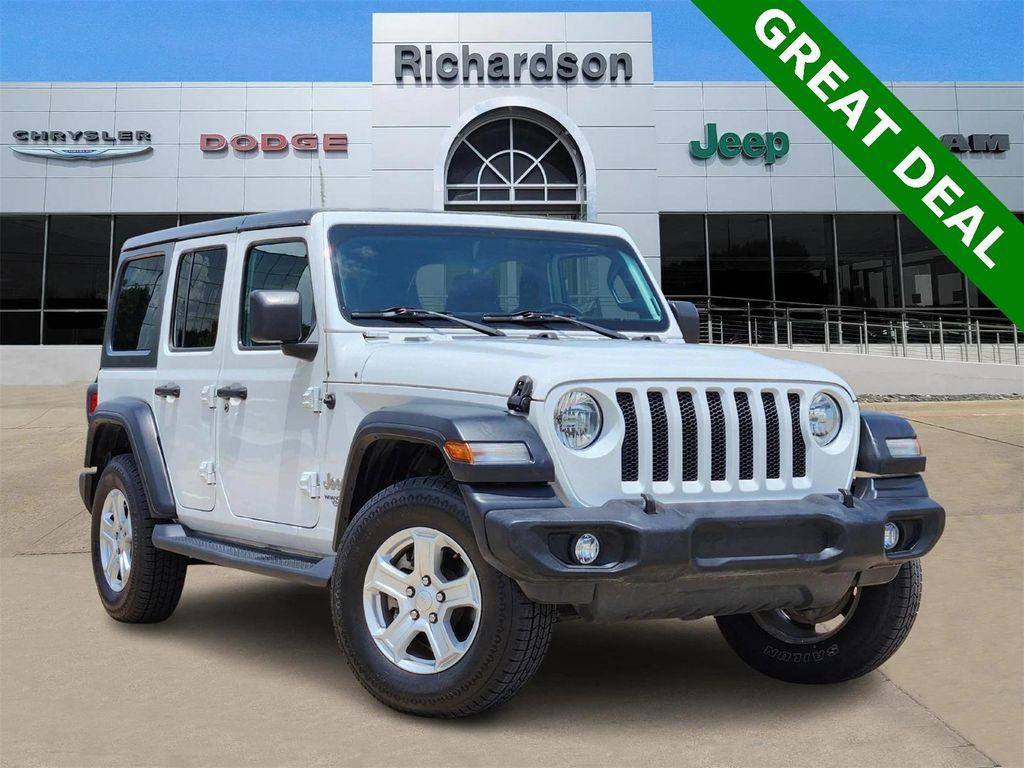 used 2020 Jeep Wrangler Unlimited car, priced at $18,999