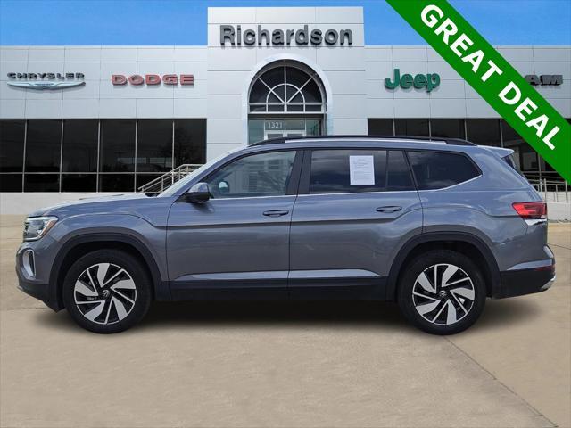used 2024 Volkswagen Atlas car, priced at $33,000