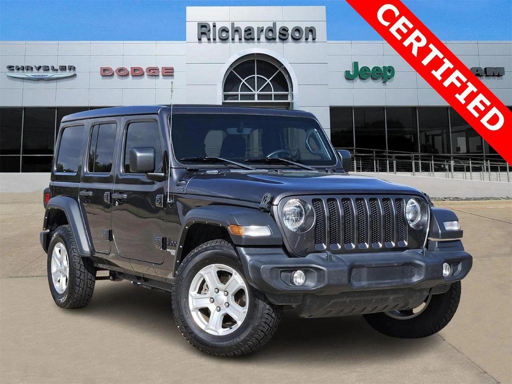 used 2021 Jeep Wrangler Unlimited car, priced at $31,699
