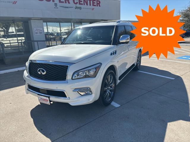 used 2017 INFINITI QX80 car, priced at $18,884