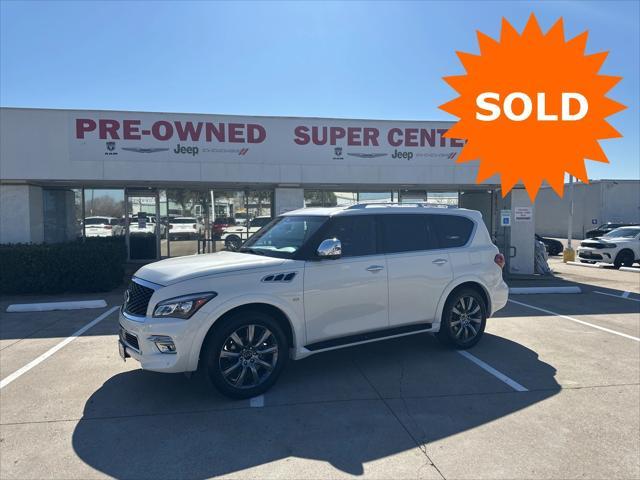 used 2017 INFINITI QX80 car, priced at $18,884