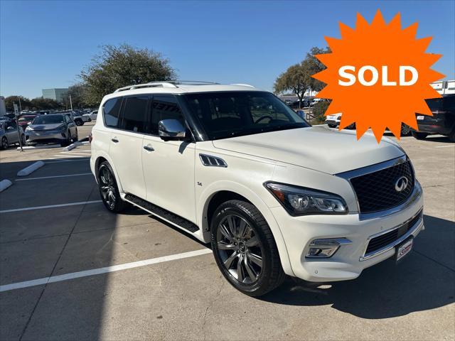 used 2017 INFINITI QX80 car, priced at $18,884