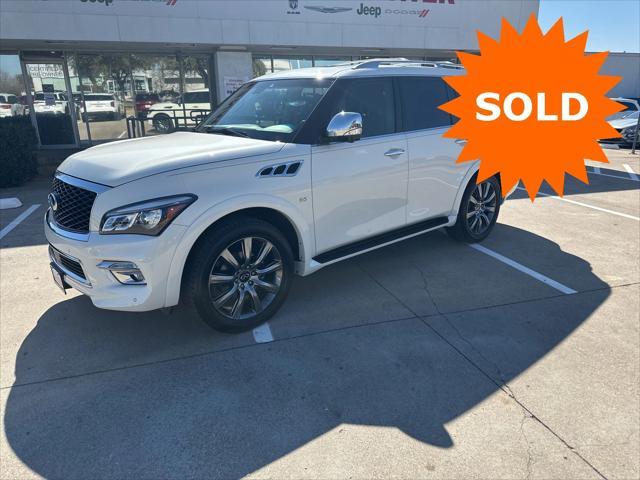 used 2017 INFINITI QX80 car, priced at $18,884