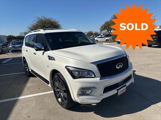 used 2017 INFINITI QX80 car, priced at $18,884