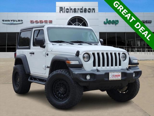 used 2021 Jeep Wrangler car, priced at $27,984