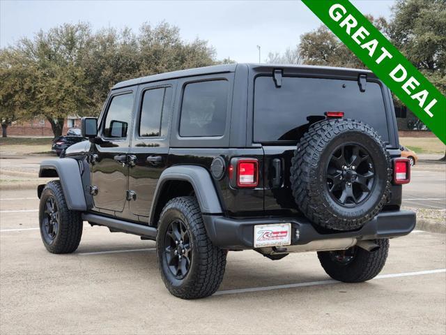 used 2020 Jeep Wrangler Unlimited car, priced at $27,410