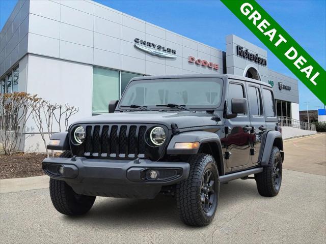 used 2020 Jeep Wrangler Unlimited car, priced at $27,410