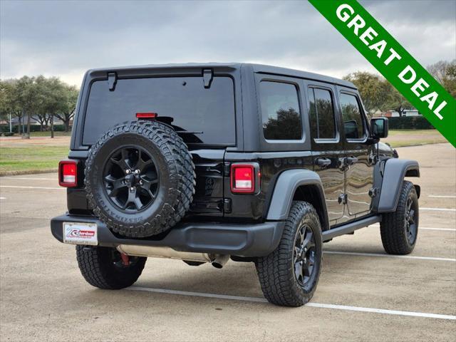 used 2020 Jeep Wrangler Unlimited car, priced at $27,410