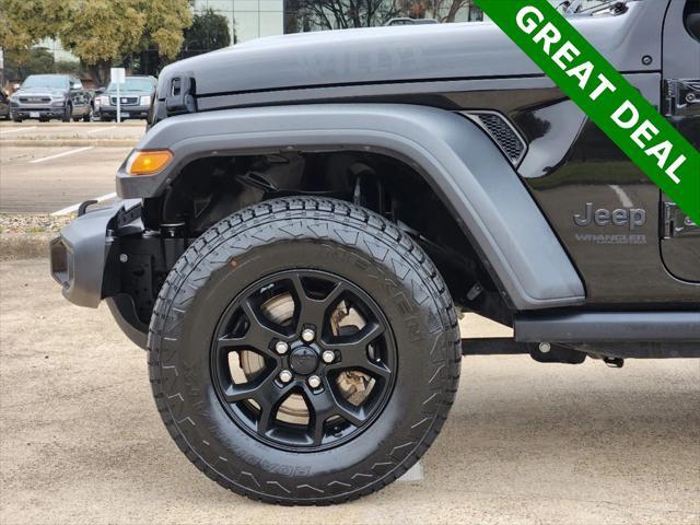 used 2020 Jeep Wrangler Unlimited car, priced at $27,410