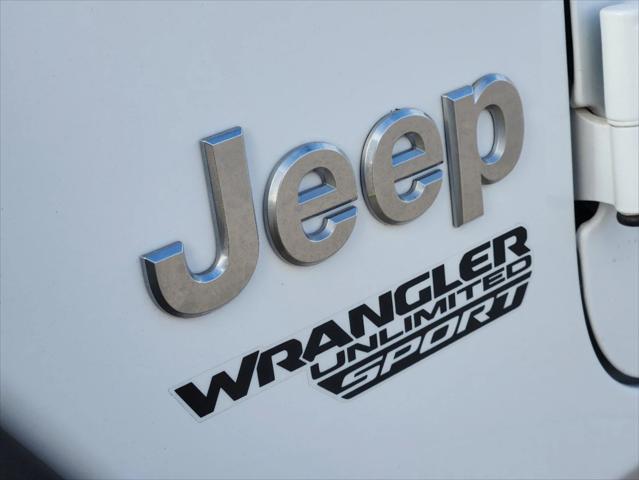 used 2021 Jeep Wrangler Unlimited car, priced at $26,484