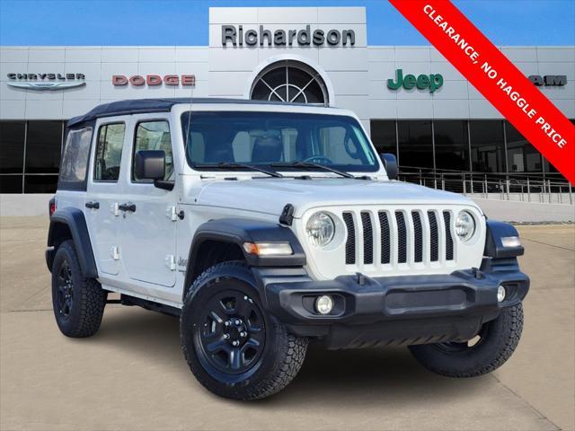 used 2021 Jeep Wrangler Unlimited car, priced at $25,000