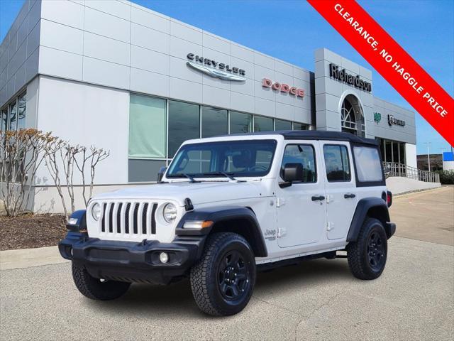 used 2021 Jeep Wrangler Unlimited car, priced at $25,000