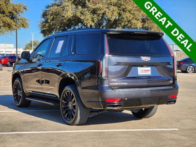 used 2023 Cadillac Escalade car, priced at $77,884