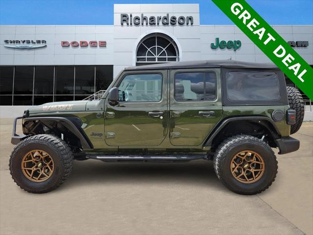 used 2022 Jeep Wrangler Unlimited car, priced at $25,799