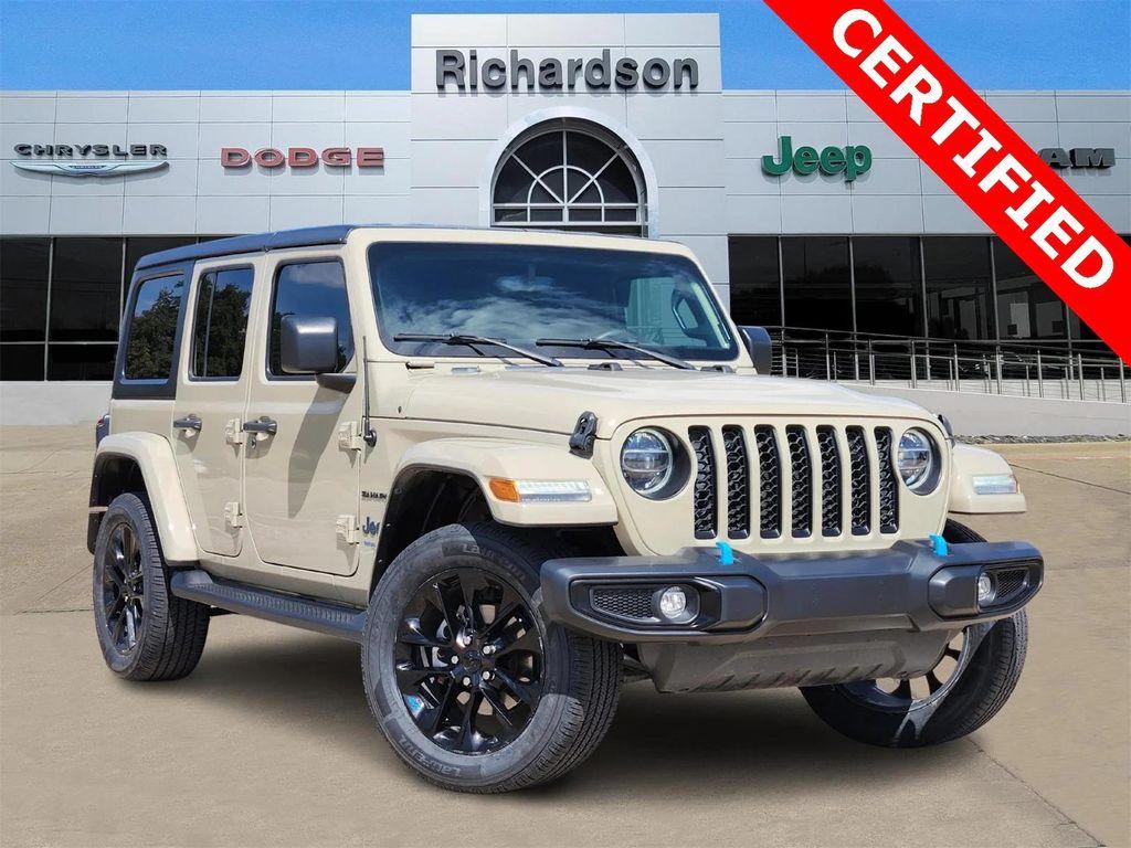 used 2022 Jeep Wrangler Unlimited 4xe car, priced at $30,552
