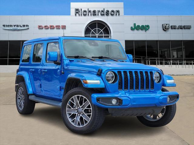 used 2022 Jeep Wrangler Unlimited 4xe car, priced at $37,500