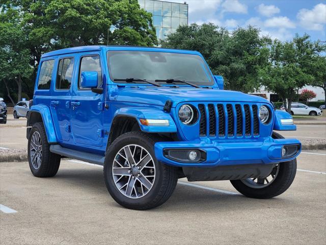 used 2022 Jeep Wrangler Unlimited 4xe car, priced at $37,500