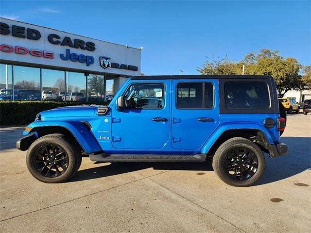 used 2022 Jeep Wrangler Unlimited 4xe car, priced at $31,999