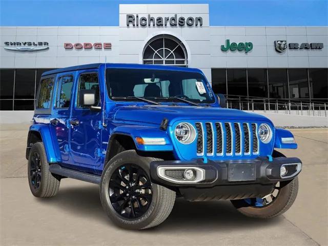 used 2022 Jeep Wrangler Unlimited 4xe car, priced at $31,495