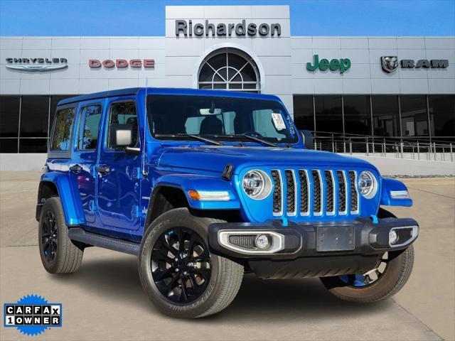 used 2022 Jeep Wrangler Unlimited 4xe car, priced at $31,484