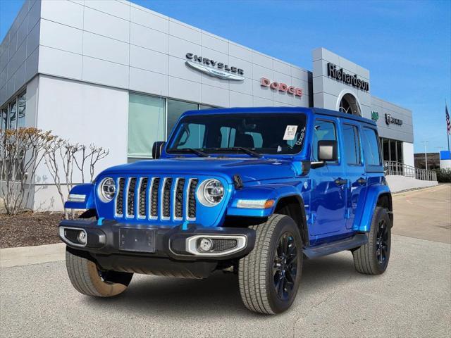 used 2022 Jeep Wrangler Unlimited 4xe car, priced at $31,484