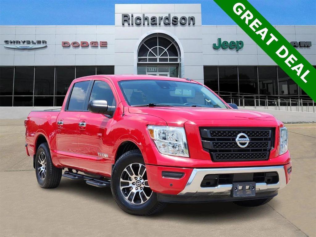 used 2021 Nissan Titan car, priced at $27,800