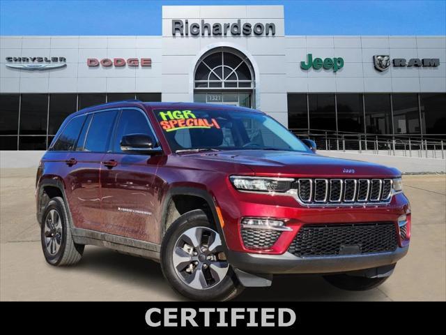 used 2022 Jeep Grand Cherokee 4xe car, priced at $31,884