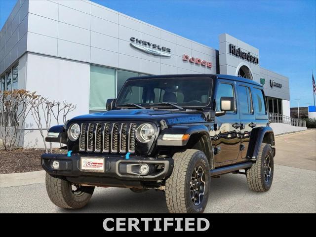 used 2021 Jeep Wrangler Unlimited 4xe car, priced at $32,442