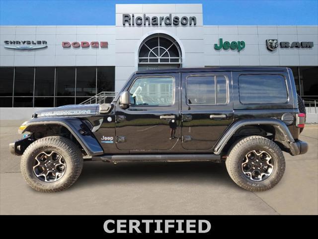 used 2021 Jeep Wrangler Unlimited 4xe car, priced at $32,442