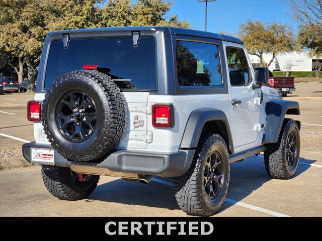 used 2021 Jeep Wrangler car, priced at $29,000