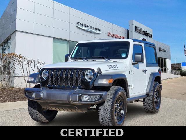 used 2021 Jeep Wrangler car, priced at $29,000