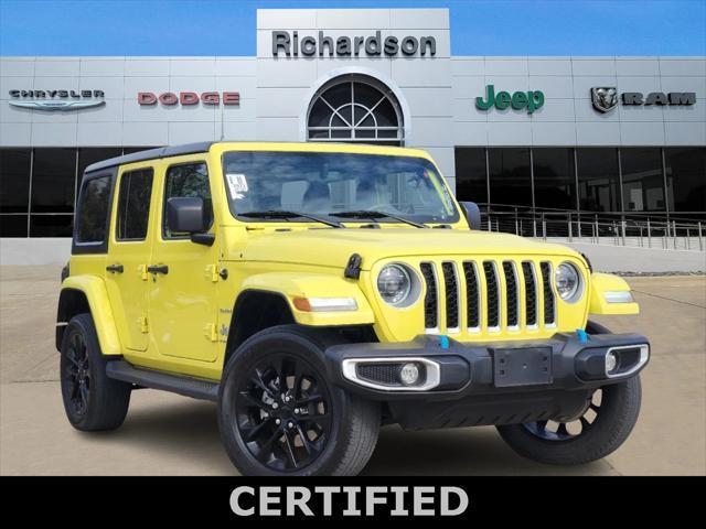 used 2023 Jeep Wrangler 4xe car, priced at $29,884