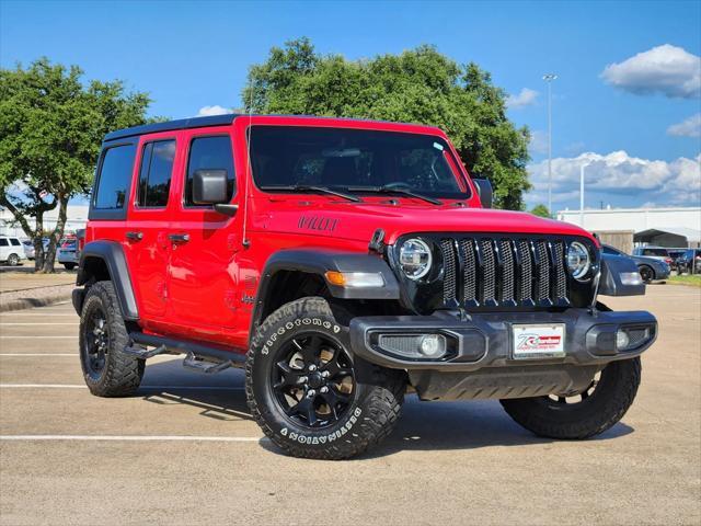 used 2022 Jeep Wrangler Unlimited car, priced at $30,884