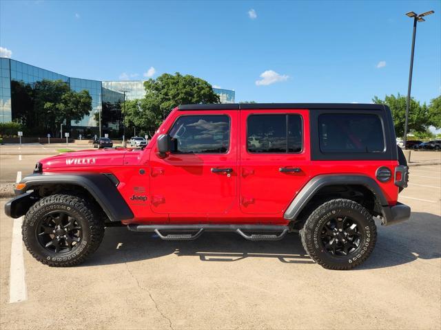 used 2022 Jeep Wrangler Unlimited car, priced at $30,884