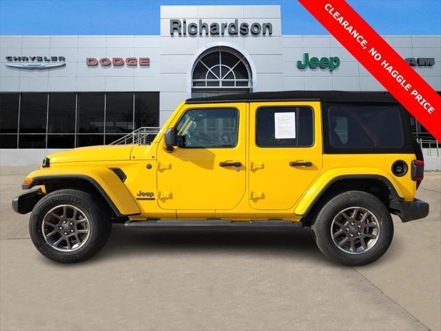 used 2021 Jeep Wrangler Unlimited car, priced at $28,200