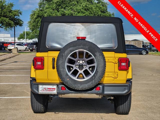 used 2021 Jeep Wrangler Unlimited car, priced at $28,200