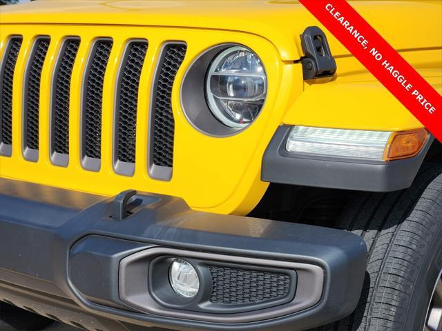 used 2021 Jeep Wrangler Unlimited car, priced at $28,200