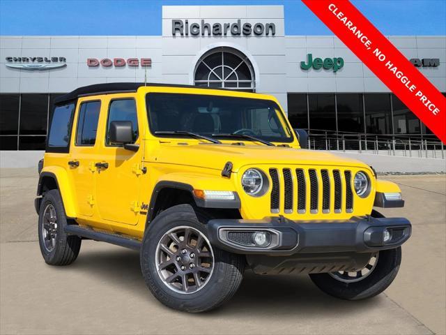 used 2021 Jeep Wrangler Unlimited car, priced at $28,200