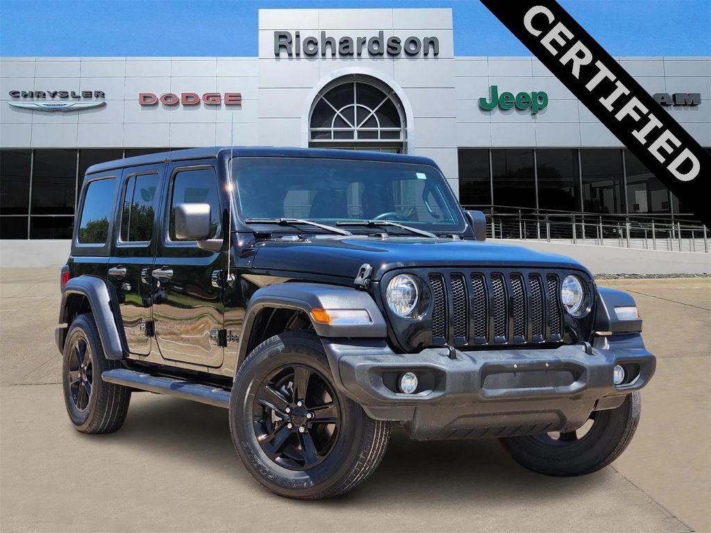 used 2021 Jeep Wrangler Unlimited car, priced at $29,268