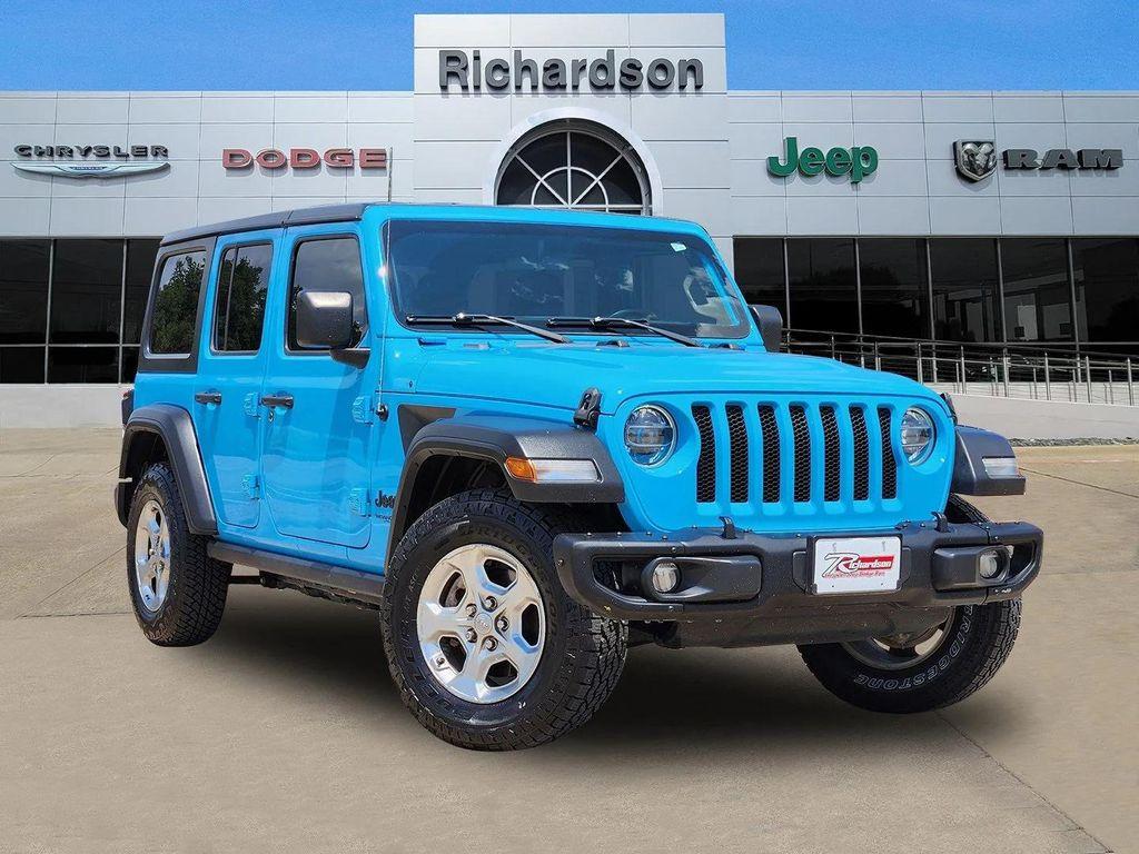 used 2021 Jeep Wrangler Unlimited car, priced at $30,781