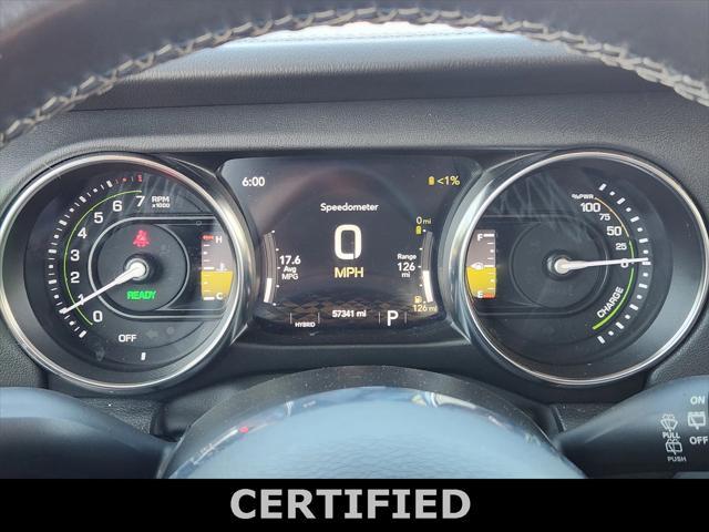 used 2022 Jeep Wrangler Unlimited 4xe car, priced at $30,000