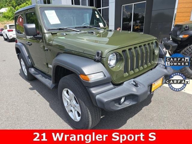 used 2021 Jeep Wrangler car, priced at $37,999