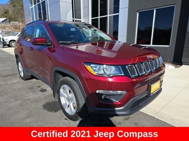 used 2021 Jeep Compass car, priced at $22,599