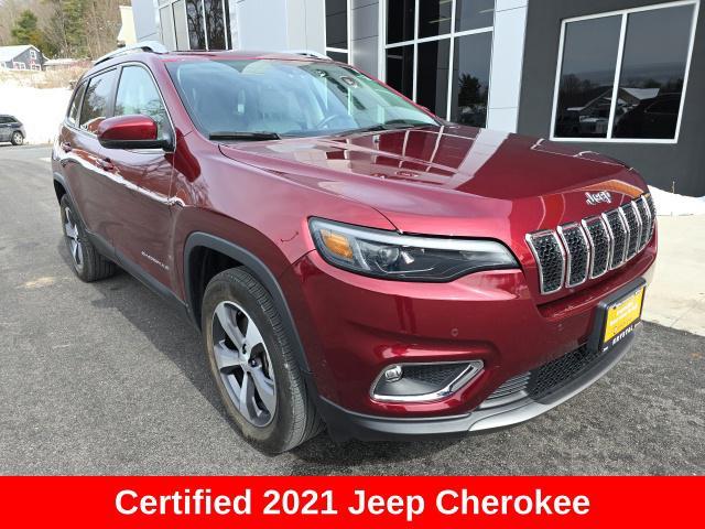 used 2021 Jeep Cherokee car, priced at $27,999