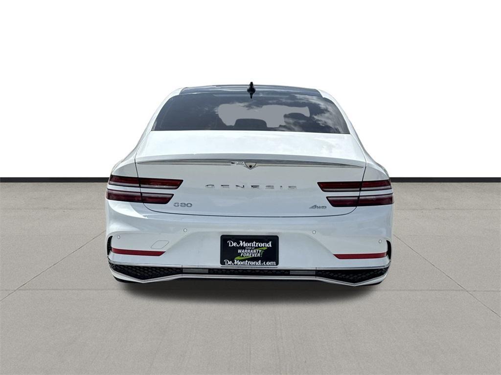 new 2025 Genesis G80 car, priced at $61,900