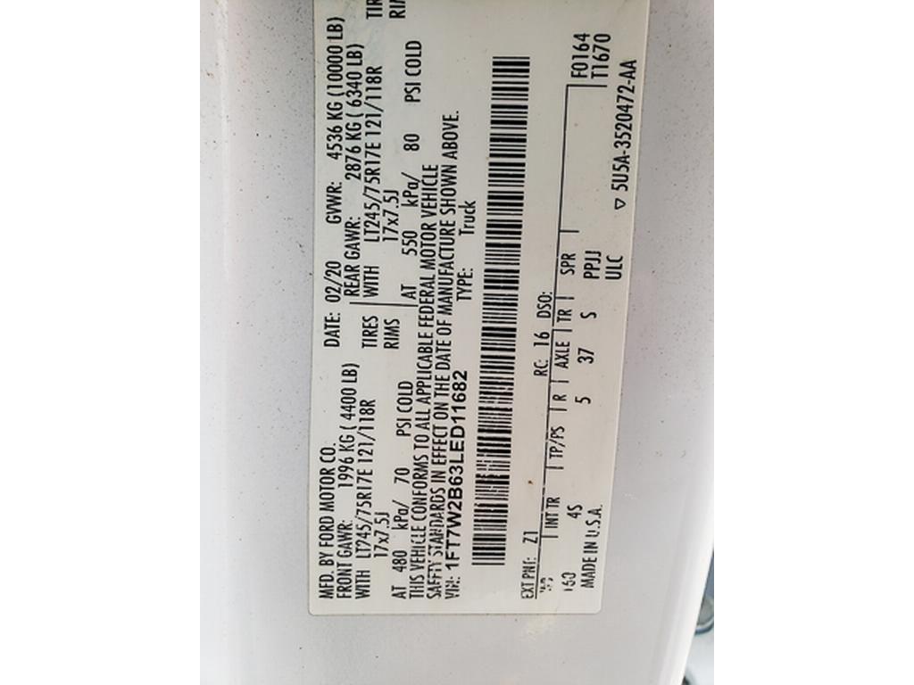 used 2020 Ford F-250 car, priced at $29,990