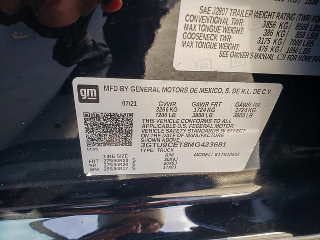 used 2021 GMC Sierra 1500 car, priced at $31,850