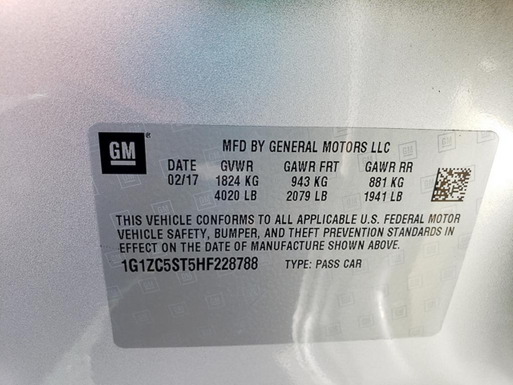 used 2017 Chevrolet Malibu car, priced at $14,278