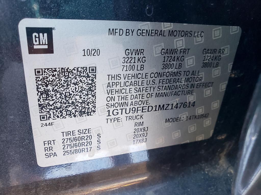 used 2021 GMC Sierra 1500 car, priced at $36,990
