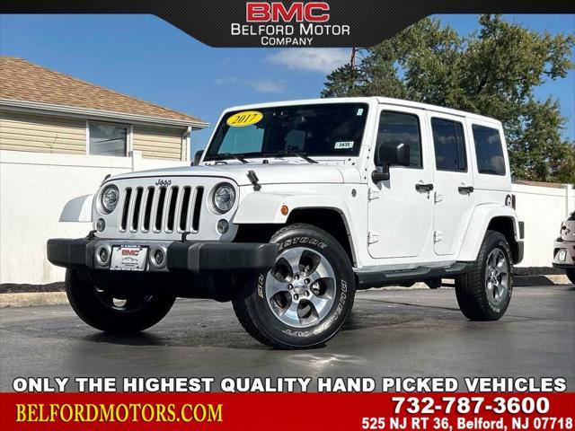 used 2017 Jeep Wrangler Unlimited car, priced at $21,975